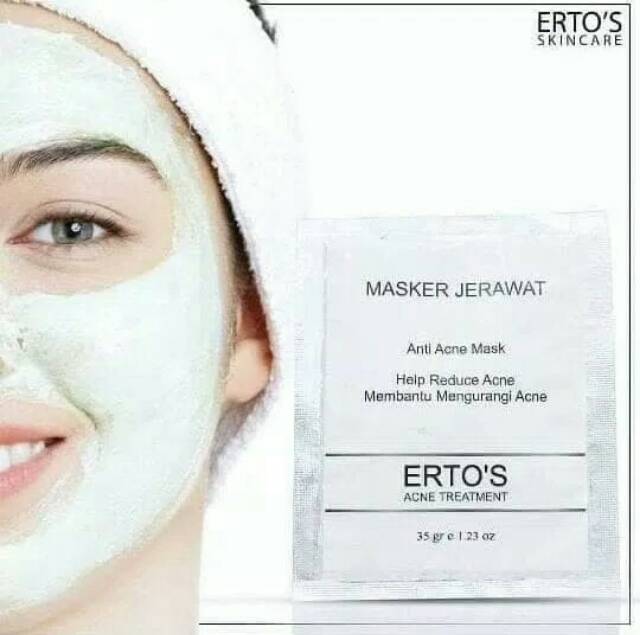 ERTOS MASKER JERAWAT - ERTO'S ACNE TREATMENT - ANTI ACNE MASK