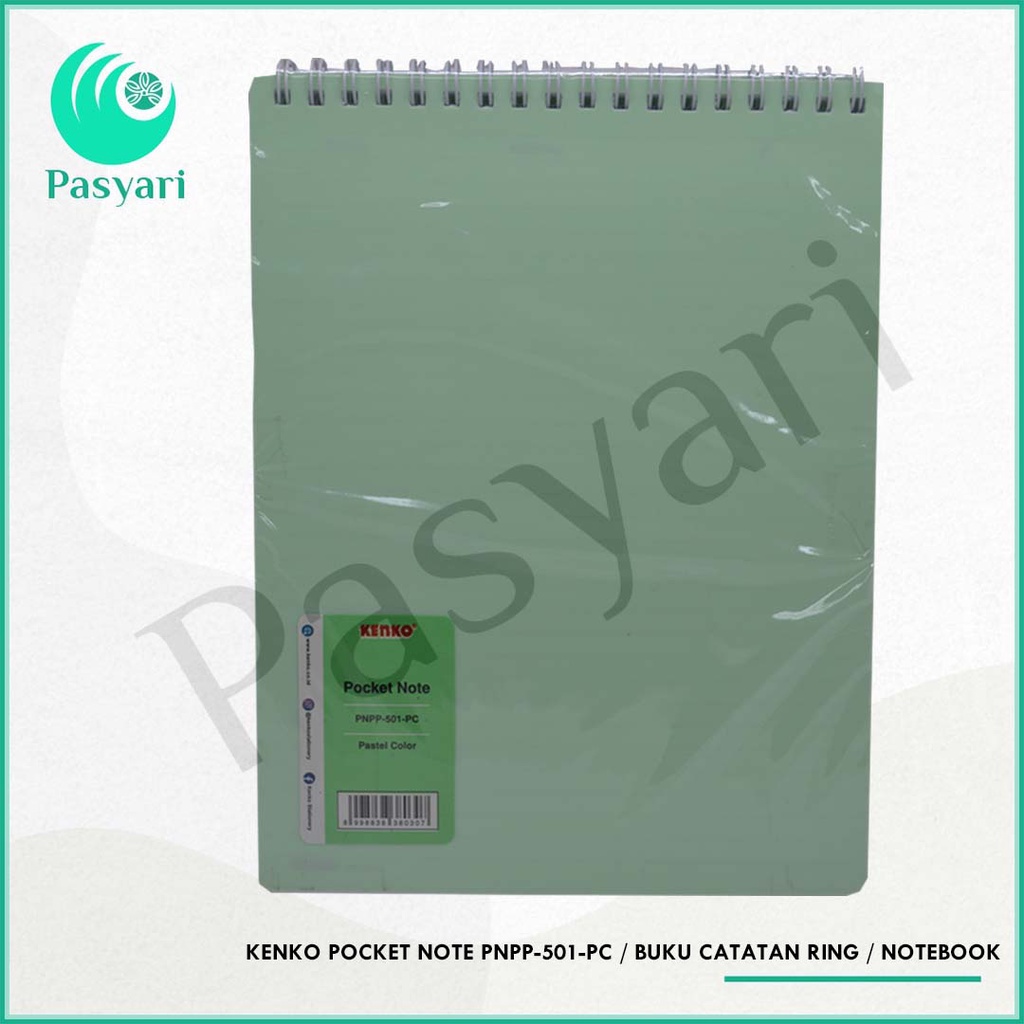 

Kenko Pocket Note Pnpp-501-Pc bergaris / buku catatan ring / notebook