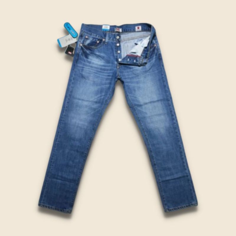 Celana pria levis 501 original japan/celana levis 501 panjang - biru bliz,