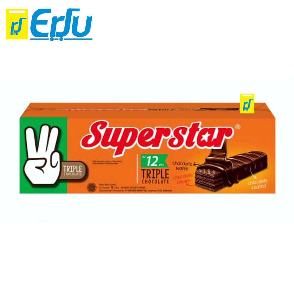 

Superstar Triple Chocolate Wafer 1 Box