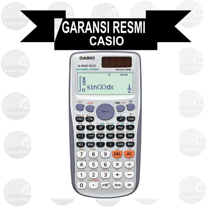 

Casio Fx 991 Es Plus fx991 Scientific Kalkulator Calculator ORIGINAL garansi solar sun freeongkir