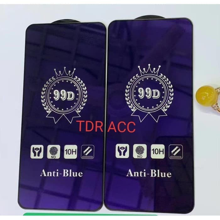 10D Anti Blue Anti Radiasi Full Cover - Tempered Glass Oppo A1K A3S A5S A7 A5 2020 A9 2020 A11/A11K A12 A12S A15 A15S A16 A16E A16K A17 A17K A17E A31 A33 2021 A37 A52 A92 A53 A54 A55 A58 A57 2022 A73 A74 4G A74 5G A76 A78 5G A77S A83 A91 A95 A96