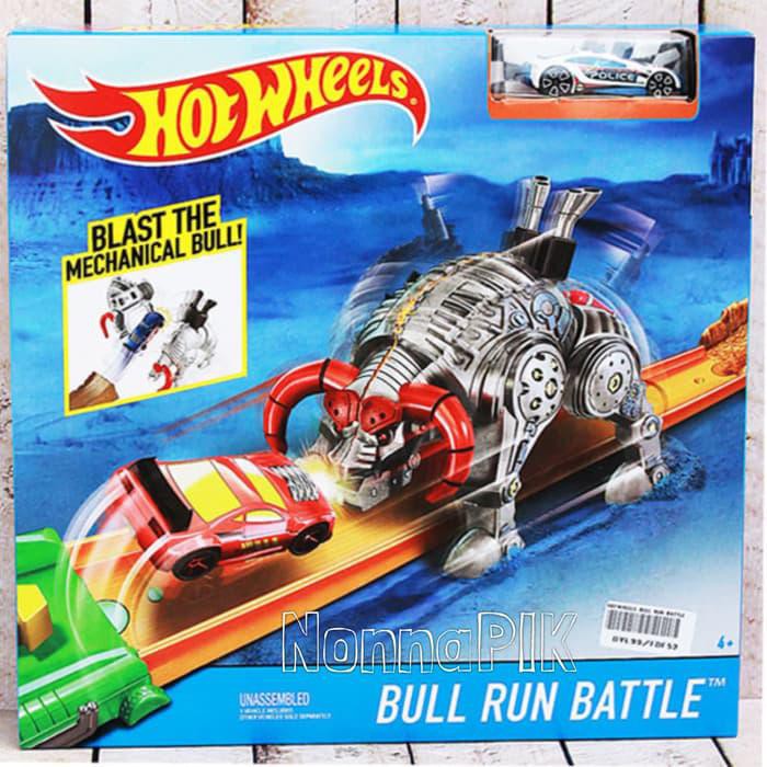 hot wheels bull run battle
