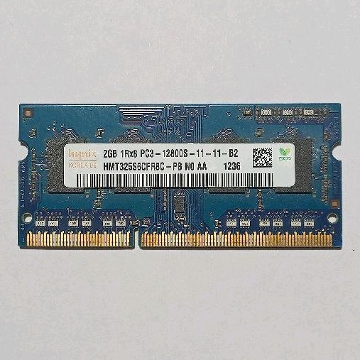 RAM LAPTOP NOTEBOOK BERKUALITAS DDR3 2GB SKHynix 1Rx8 PC3-12800s Normal 100% Mulus Lancar