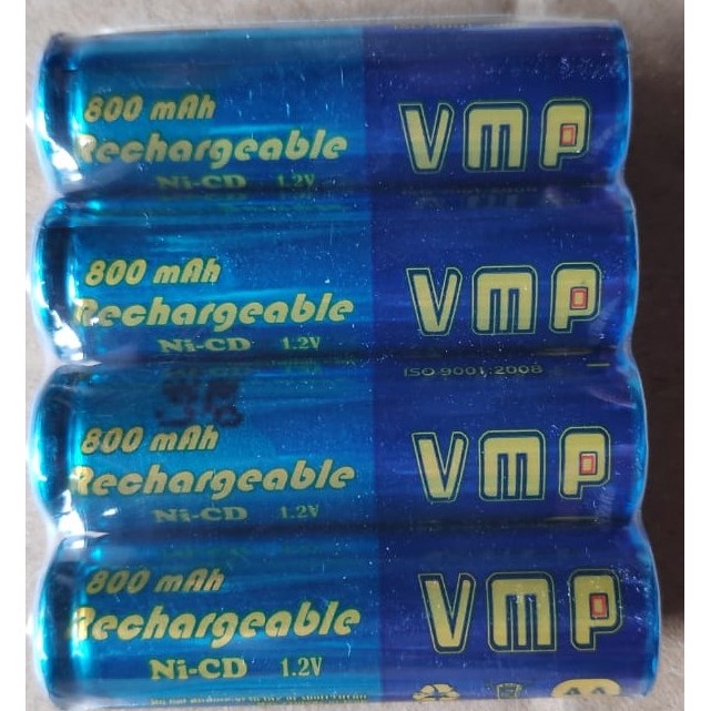 SIAP KIRIM Baterai Battery Batre Vmp Aa Rechargeable Cas Charge 800 Mah Tamiya LIMITED