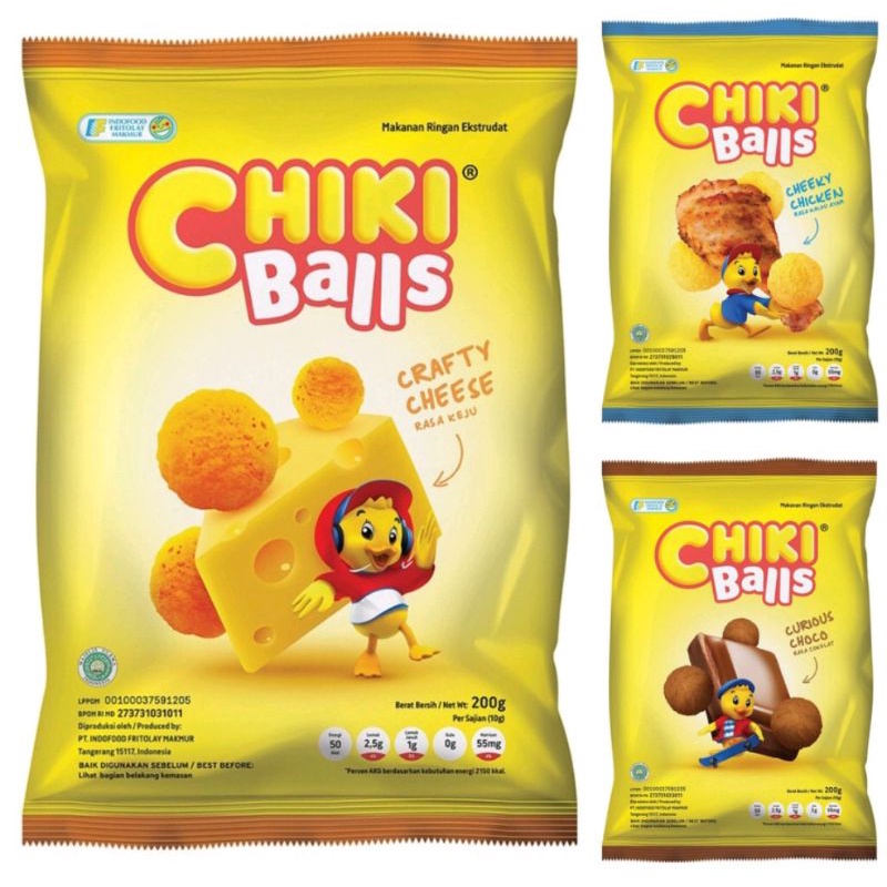 

Chiki Balls Ayam Keju Cokelat 10gr