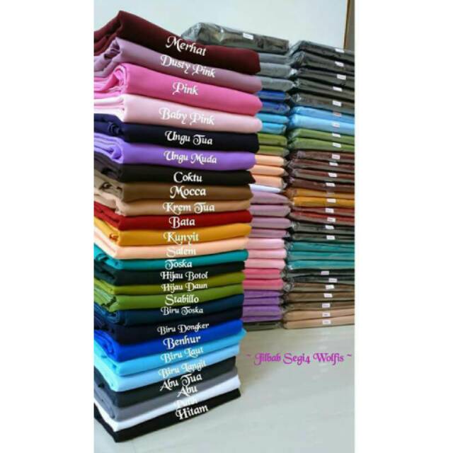 Bahan woolpeach grade A meteran
