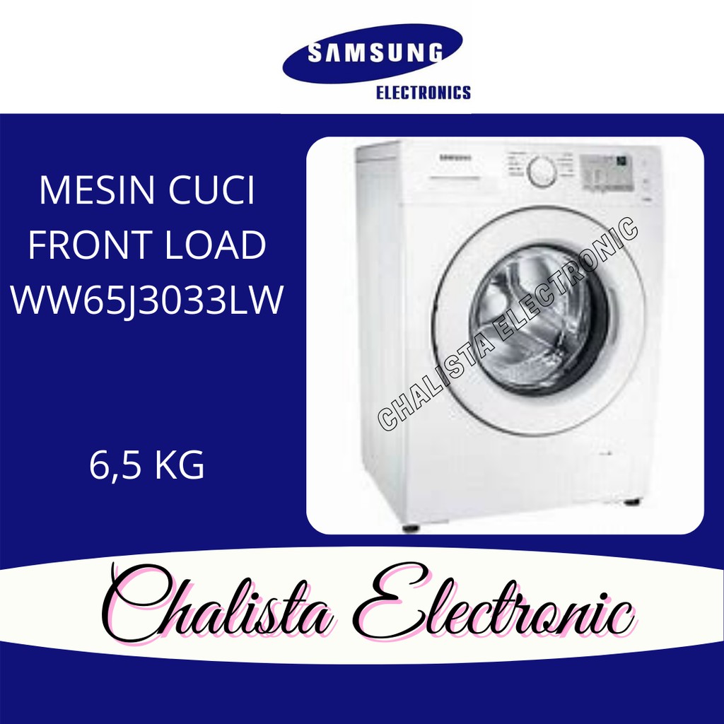Samsung Mesin Cuci WW65J3033L 65j3033 Front Loading 6.5 Kg