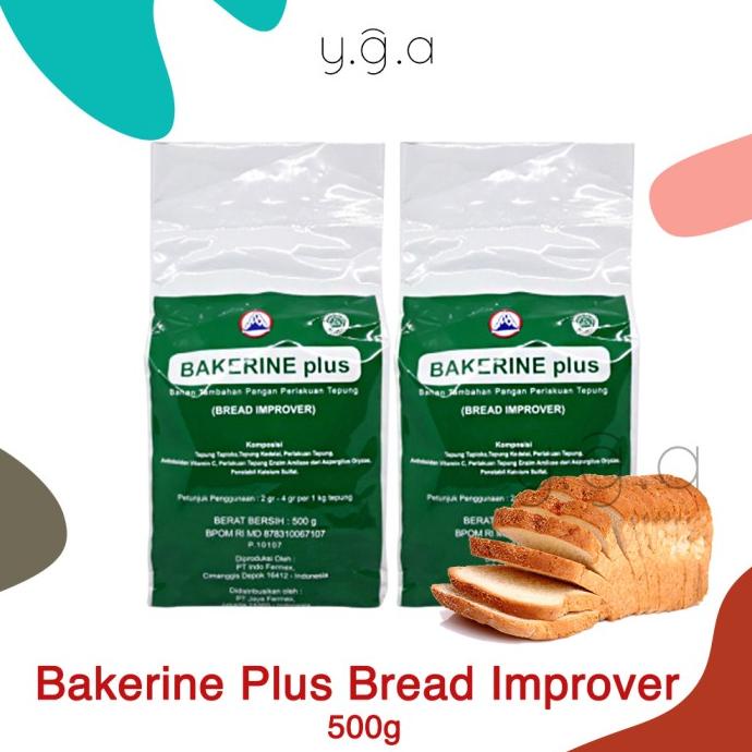 

Buruan beli] Bakerine Plus Bread Improver 500gr / Pelembut Roti / Softener