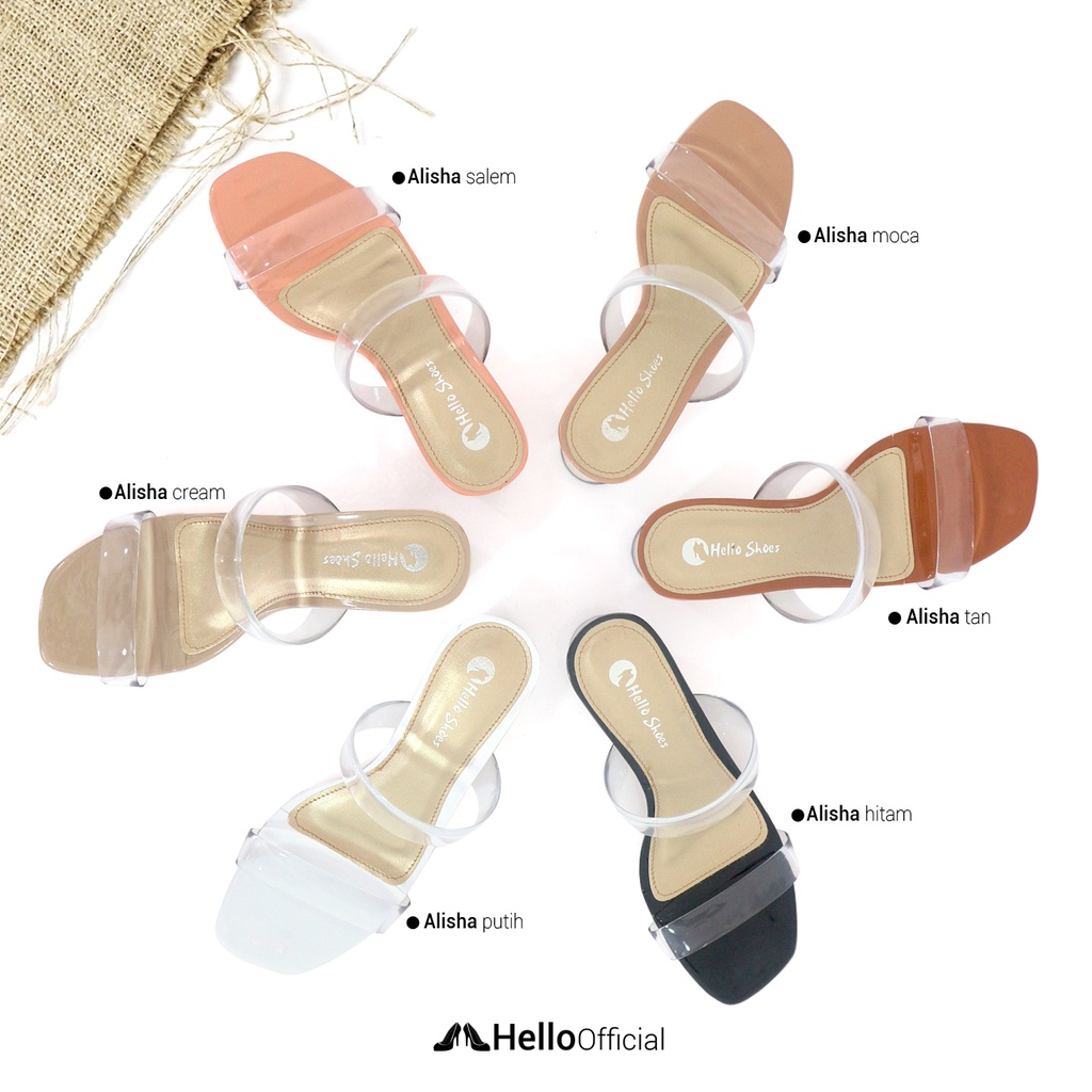 Sandal Wanita Zora Sepatu Wanita Heels Alisha