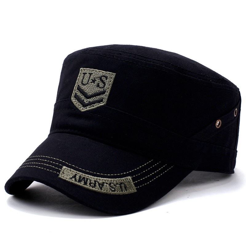 NEW Topi Komando Hitam US ARMY Topi Tentara Laki Laki Dewasa Topi Comando Pria Outdoor