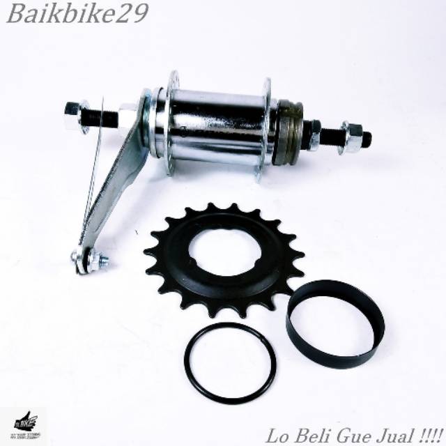 

Hub Torpedo 36 Hole Warna Silver