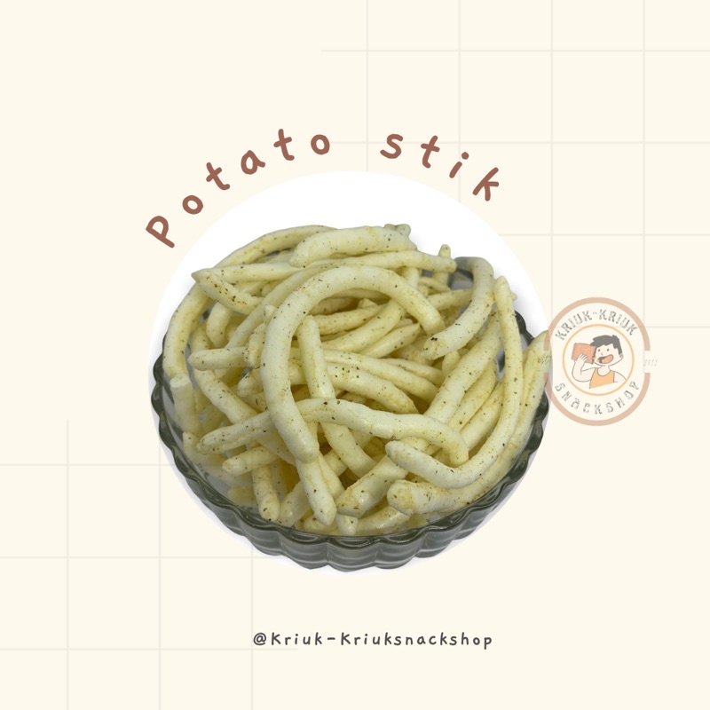 

POTATO STIK//STIK KENTANG//KENTANG KERITING//KRIUK-KRIUKSNACKSHOP MALANG