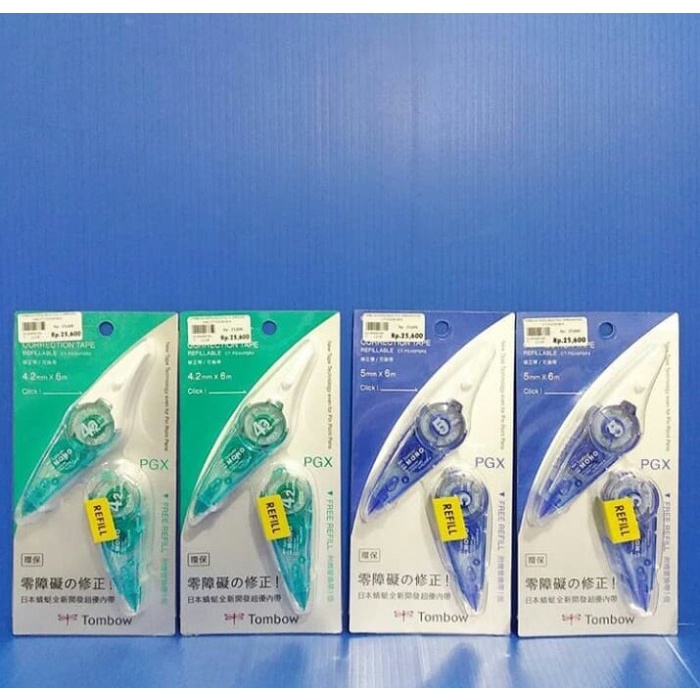 

CORRECTION TAPE TOMBOW PGX 5MMX6M FREE REFFIL/TIP-X/STIPO KERTAS