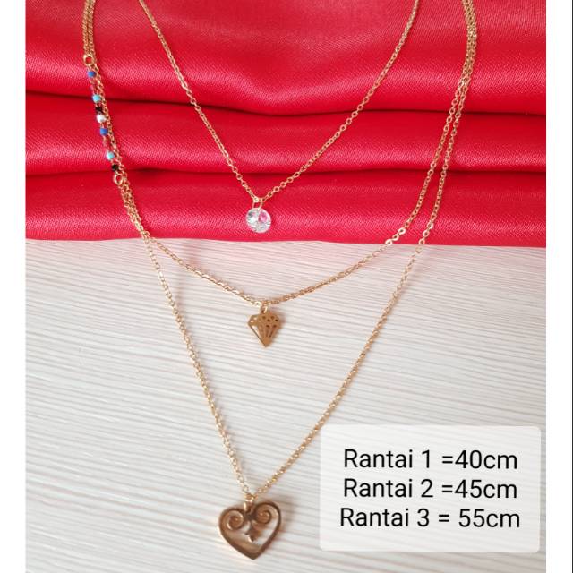 Kalung Fashion Korean Titanium Antikarat Import KS05