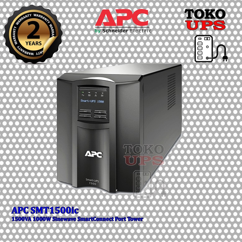 UPS APC SMT1500ic 1500VA 1000W LCD Pure Sinewave Tower