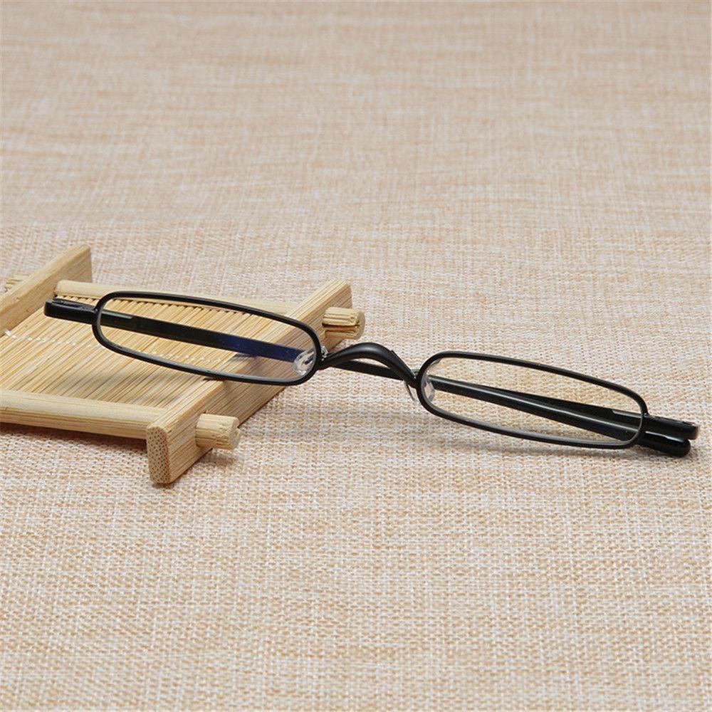 Nanas Kacamata Baca Mini Kekuatan+1.0~4.0 Slim Spring Hinge Anti-Blue Light Reading Glasses Presbyopic Glasses Blue Light Blocking