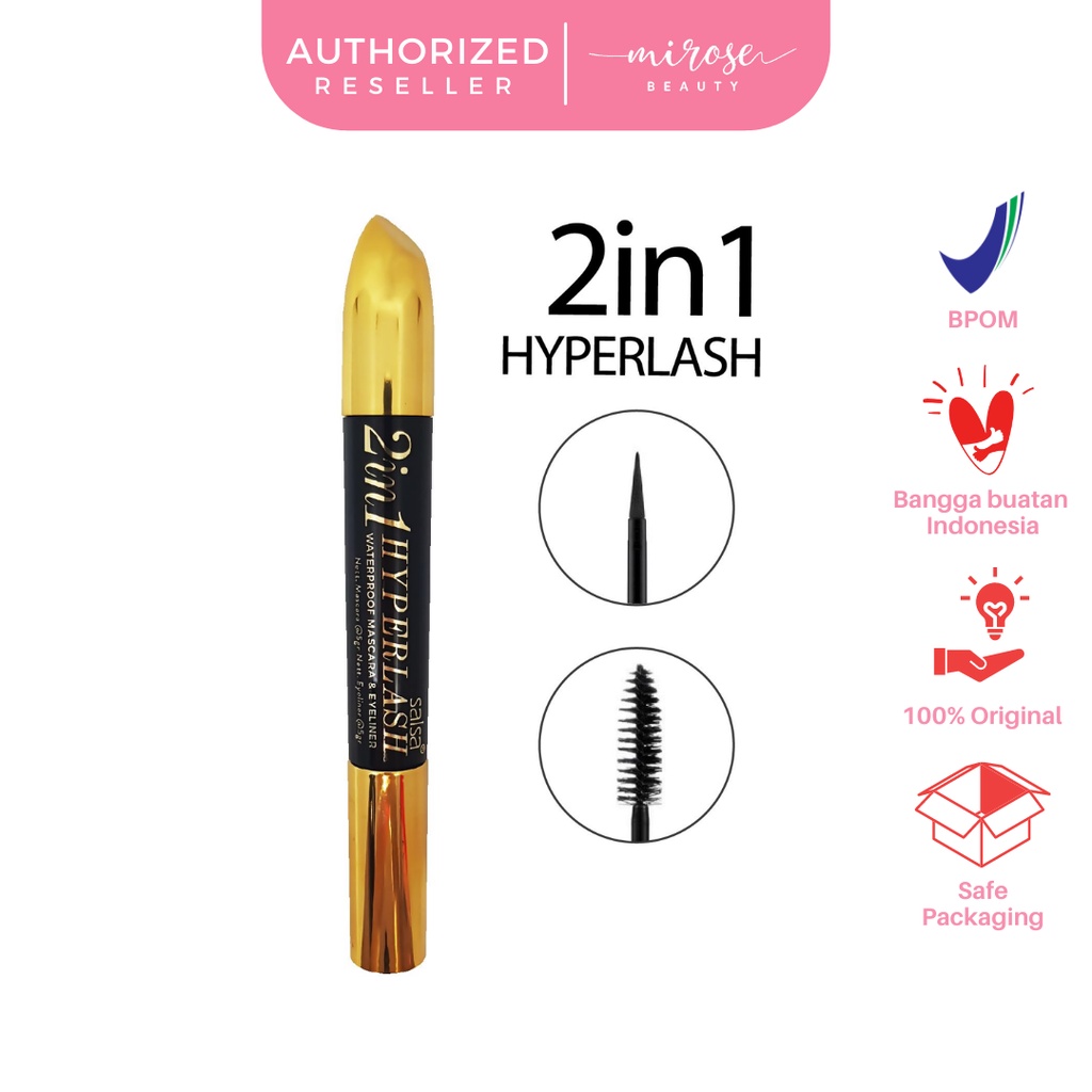 SALSA Mascara 2in1 Hyperlash - Maskara 2 in 1 Eyeliner