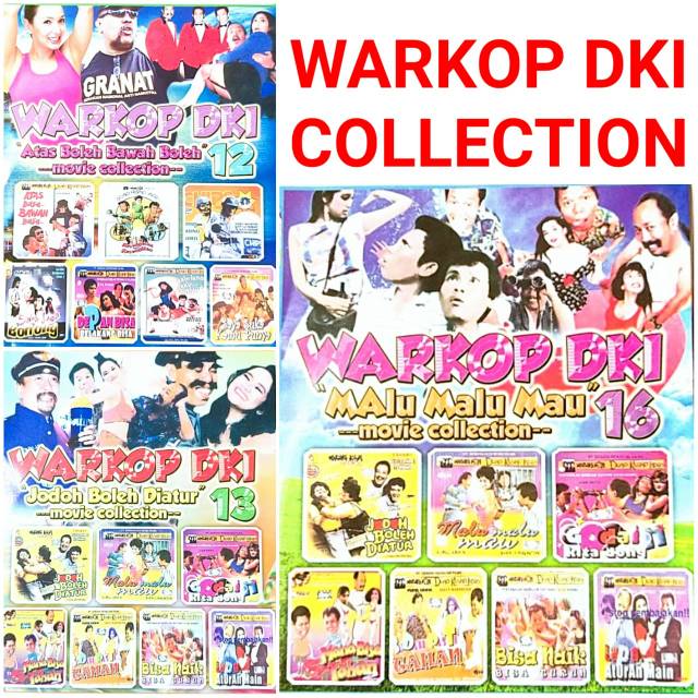 Paket DVD film Warkop DKI