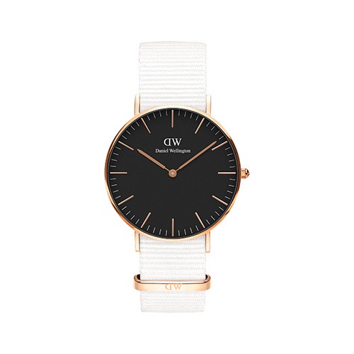 Daniel Wellington Classic Black Dover 36mm Rose Gold - DW00100310