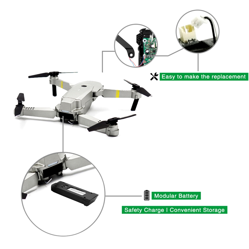 drone x pro foldable quadcopter wifi fpv with 1080p hd camera 3 extra batteries