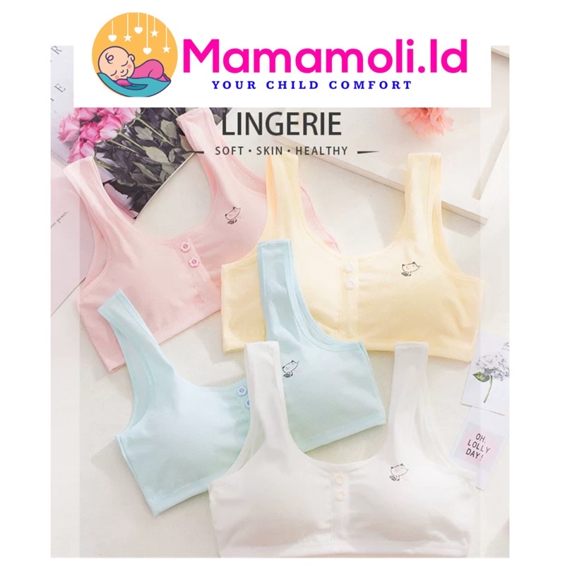 Bh Bra Anak Perempuan / Miniset Anak Remaja Perempuan / Kutang Anak Perempuan / Bra Busa Anak Perempuan / Bra Anak Cewek / BH Anak Pelajar / Bh Anak SD SMP SMA  / Bra Tanpa Kawat Anak Cewek/ Pakaian Dalam Anak Perempuan/ Kid Bra / Teenage Bra