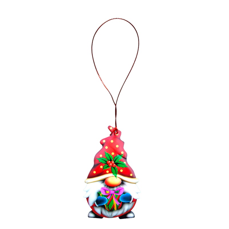 Ornamen Boneka Santa Faceless Gnomes Model Gantung Untuk Dekorasi Pohon Natal