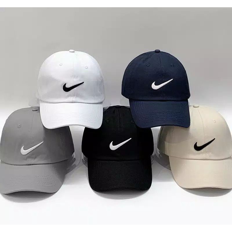 Topi baseball dewasa pria dan wanita logo bordir nike