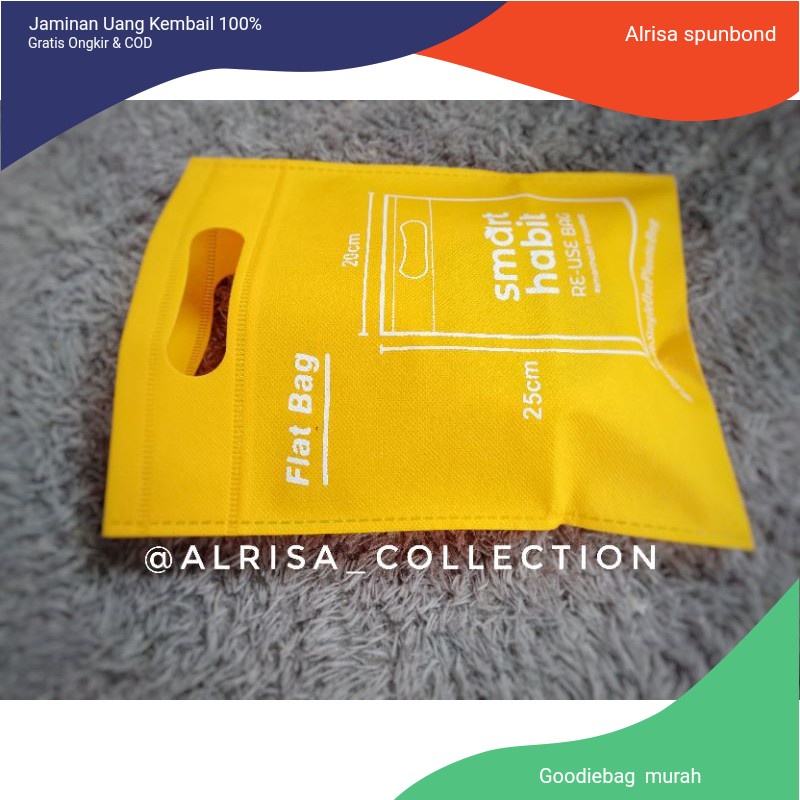 

tas sukuran Tas Spunbond polos 25x20/tas spunbond /tas promosi/ goodiebag / goodiebag murah / tas spunbond murah goodiebag murah