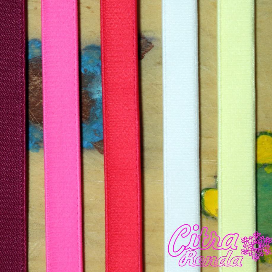 

SALE (Per 5 Meter) KRBP10 Tali BH Polos Lebar 10mm Bag 2 ,,,