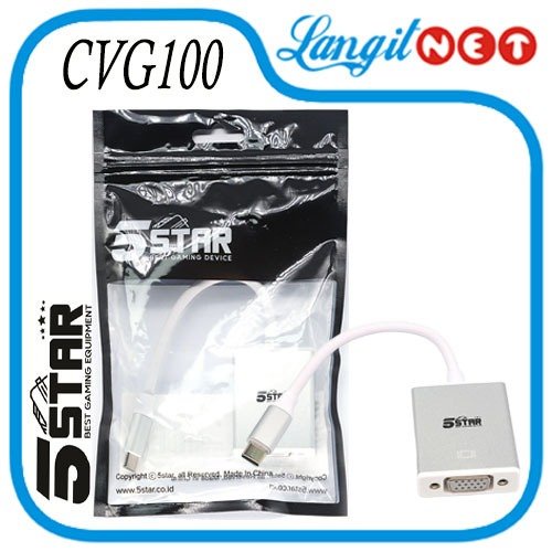 CVG100 5STAR TYPE C MALE TO VGA FEMALE CONVERTER