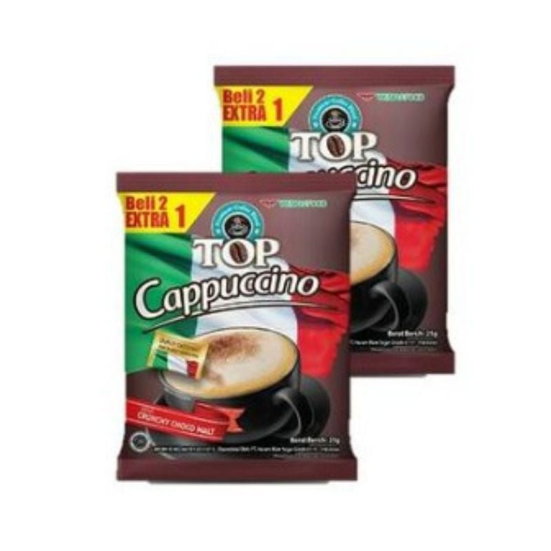 

Top Cappucino Renteng isi 6free3 / 10free5 x 25gr