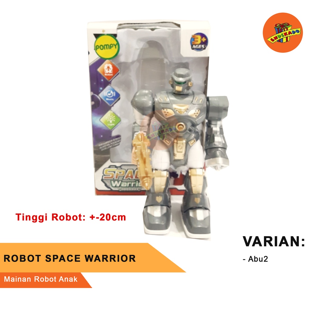 ROBOT SPACE WARRIOR - Mainan Robot Anak