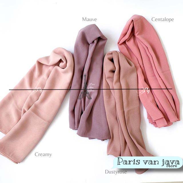 Pashmina Ceruty Babydoll | Pashmina Instan | Jilbab Pashmina | Kerudung Pashmina Ceruty Babydoll