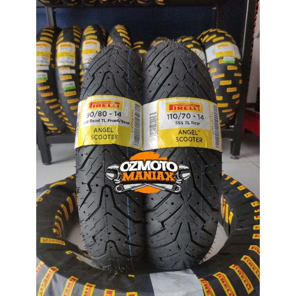 Paket Ban Pirelli Angel Scooter 90/80-14 & 110/70-14 (Paket Ban Vario 125 / 150)