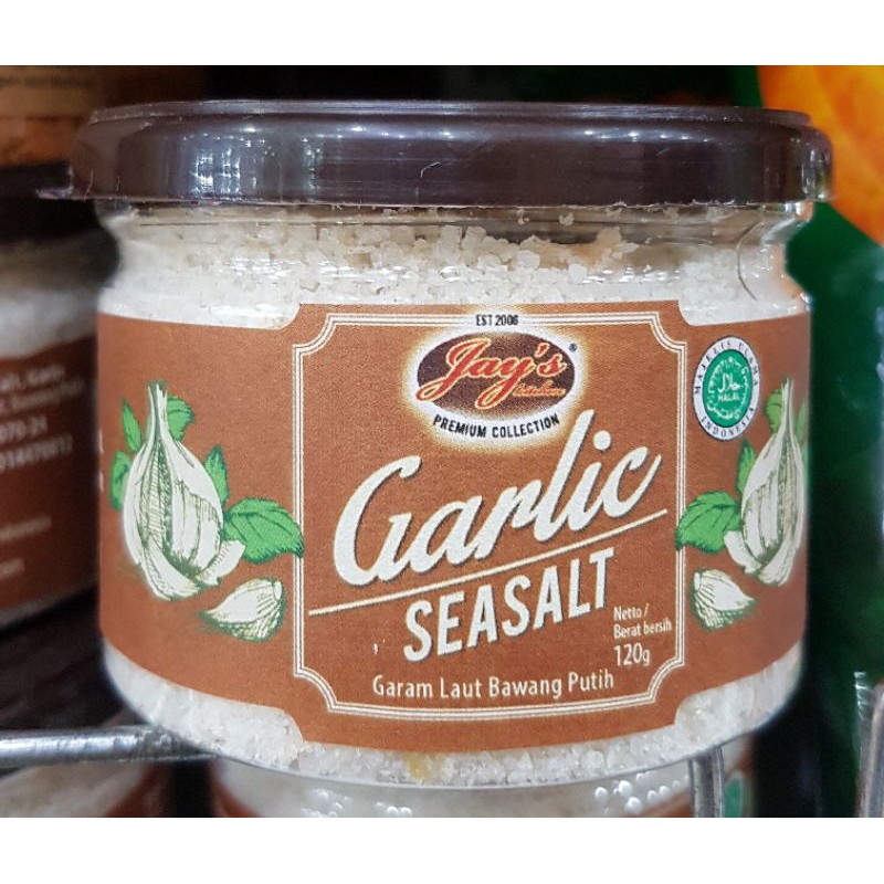 

JAYS Garam Laut Bawang Putih 120gr - Garlic Seasalt