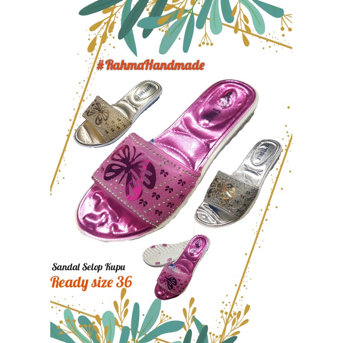 SANDAL SELOP KUPU?SANDAL MURAH/SANDAL WANITA/SANDAL LUCU/SANDAL IMPORT/SANDAL GROSIR/SANDAL KARET