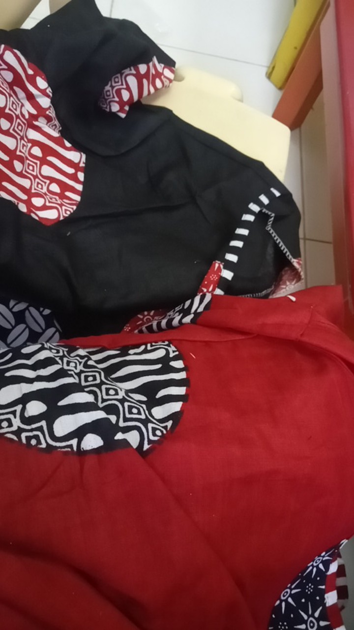 Terlaris Serut Genes Jelita Tunic Navbor Yelbor Whitbor Creambor Tunik Batik Modern Hrb030 Dolbi Dob