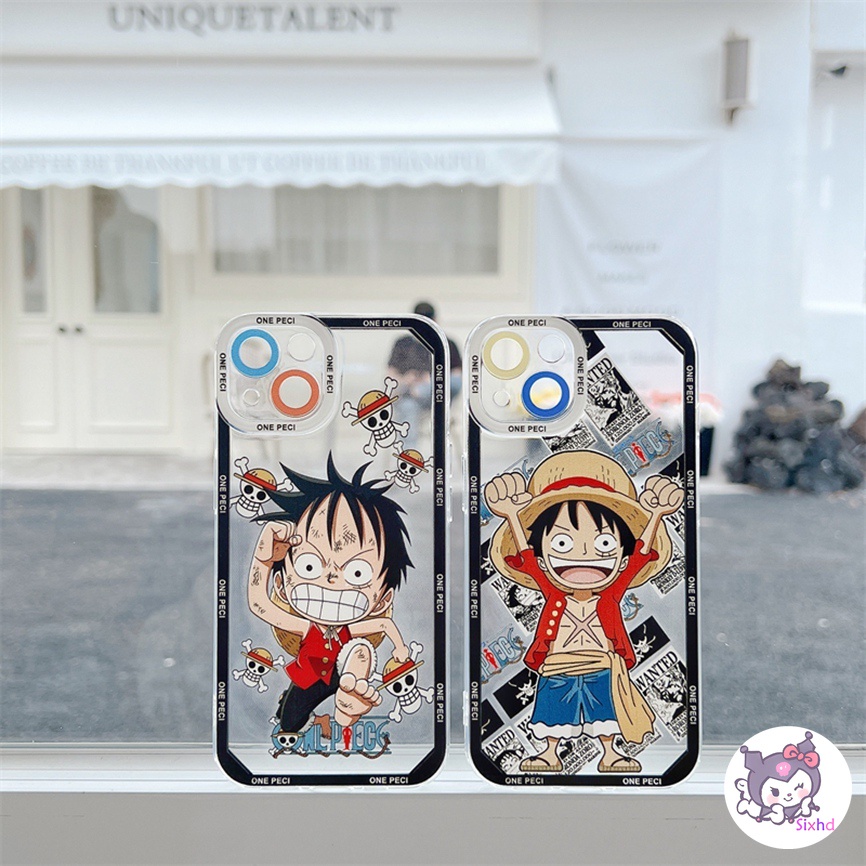 Redmi Note 11 11s 10 9 8Pro Redmi 10C 10 9C 9A 9 Xiaomi 11Lite 11T Pro Mi Poco X3Pro NFC Cartoon Fashion One Piece Lens Protection Phone Case Soft Anti-drop Protective Cover