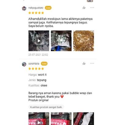 

『F⚡ASH SALE』 Tepung Tapioka Tani Tirta Kencana / Liauw Tjoei kang Cap Pak Tani 1 Kg