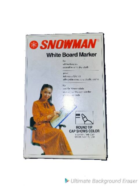 Spidol snowman boardmarker BG-12 hitam