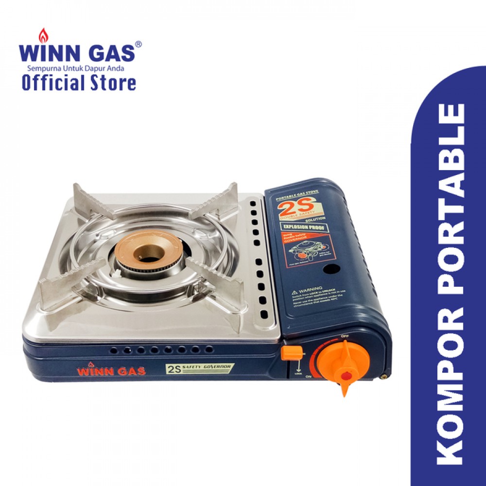 Kompor Gas Portable Winngas W2S Double Safety