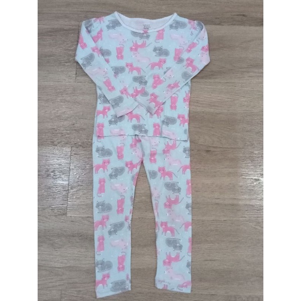 Preloved Carter's set setelan piyama anak perempuan