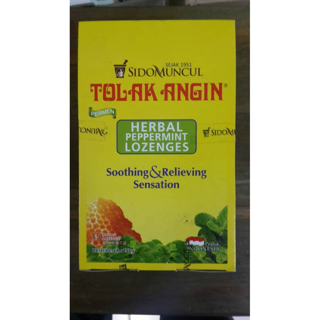 

Permen Herbal Tolak Angin