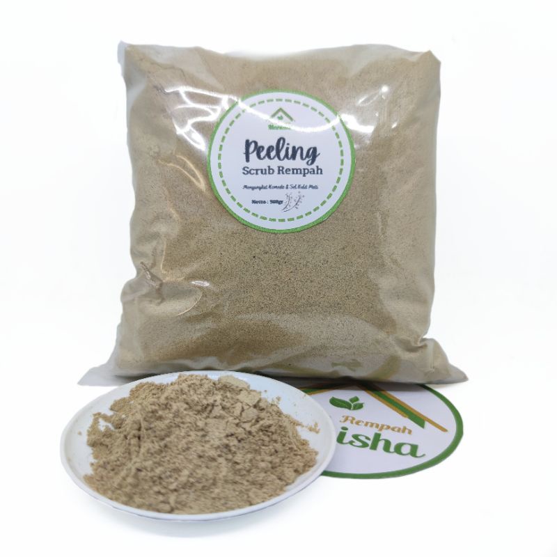Peeling Scrub Wajah dan Badan Rempah 500gr