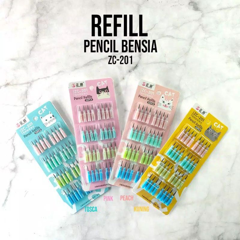 REFFIL PENSIL KARAKTER / REFILL PENSIL BENSIA MURAH