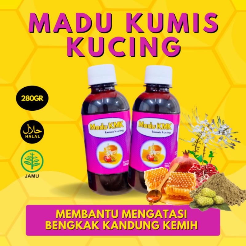 Madu KMK Kumis Kucing Obat Herbal Kencing Nanah Kencing Sakit Kencing Batu Batu Ginjal Saluran Pence