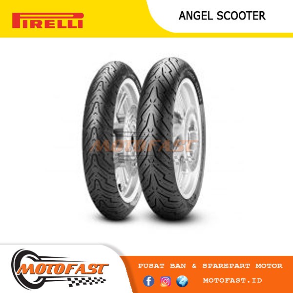 BAN MOTOR PIRELLI 100/80-14 ANGEL SCOOTER NEW VARIO 150, LEXI 125 BLK