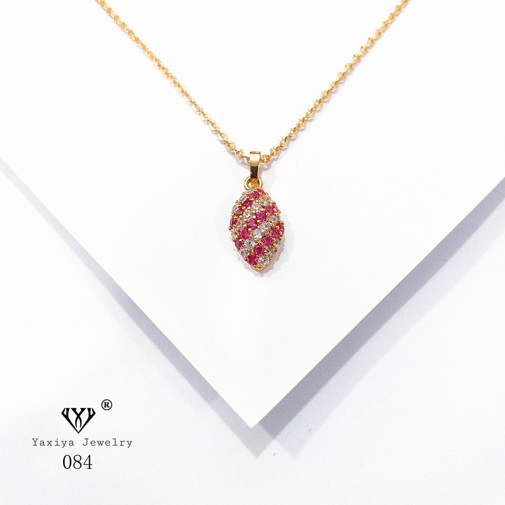 

Liontin Emas Fashion Permata Perhiasan Lapis Emas 18K Yaxiya Jewelry 084