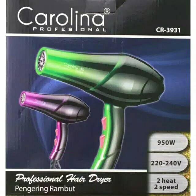 Hair Dryer Carolina CR 3931 Blower Pengering Rambut Hemat Listrik